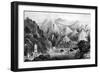 Ganges, Source-null-Framed Art Print