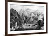 Ganges, Source-null-Framed Art Print