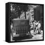 Gangster Charles "Lucky" Luciano Hurrying Toward His Car-null-Framed Stretched Canvas