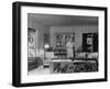 Gangster Mickey Cohen Standing in His Lavishly Furnished Living Room-Ed Clark-Framed Photographic Print