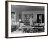 Gangster Mickey Cohen Standing in His Lavishly Furnished Living Room-Ed Clark-Framed Photographic Print