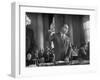 Gangster Mickey Cohen Testifying before Senate Racket Comm-Ed Clark-Framed Photographic Print