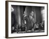 Gangster Mickey Cohen Testifying before Senate Racket Comm-Ed Clark-Framed Photographic Print