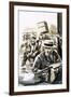 Gangsters Fight It Out with the Fbi-null-Framed Giclee Print