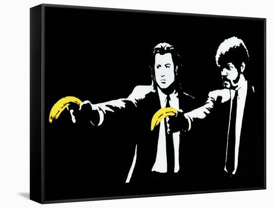 Gangsters With Bananas-null-Framed Stretched Canvas