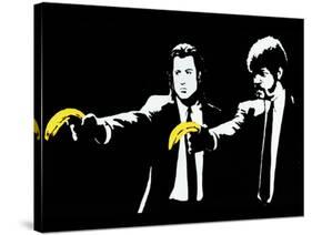 Gangsters With Bananas-null-Stretched Canvas