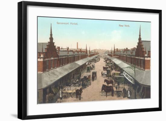 Gansevoort Market, New York City-null-Framed Art Print