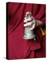 Gantha Tibetan Bell, Kathmandu, Nepal, Asia-Godong-Stretched Canvas