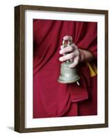 Gantha Tibetan Bell, Kathmandu, Nepal, Asia-Godong-Framed Photographic Print