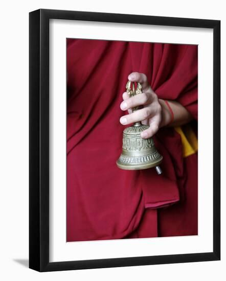 Gantha Tibetan Bell, Kathmandu, Nepal, Asia-Godong-Framed Photographic Print