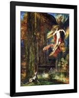 Ganymede, 1886 (W/C and Gouache on Paper)-Gustave Moreau-Framed Giclee Print