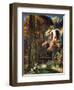 Ganymede, 1886 (W/C and Gouache on Paper)-Gustave Moreau-Framed Giclee Print