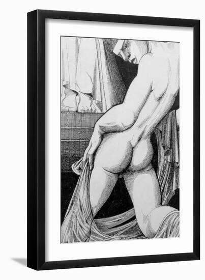 Ganymede before Zeus, 1923-Sidney Hunt-Framed Giclee Print