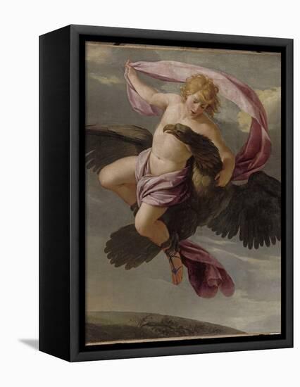 Ganymède enlevé par Jupiter-Eustache Le Sueur-Framed Stretched Canvas