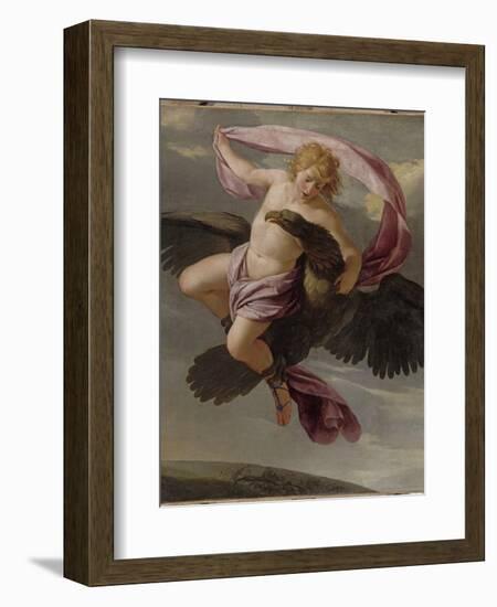 Ganymède enlevé par Jupiter-Eustache Le Sueur-Framed Giclee Print