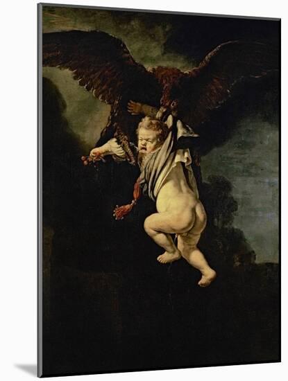 Ganymede in the Claws of the Eagle (Zeus), 1635-Rembrandt van Rijn-Mounted Giclee Print