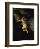 Ganymede in the Claws of the Eagle (Zeus), 1635-Rembrandt van Rijn-Framed Giclee Print