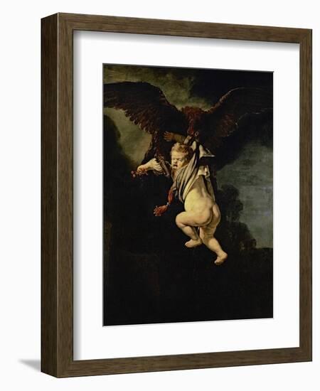 Ganymede in the Claws of the Eagle (Zeus), 1635-Rembrandt van Rijn-Framed Giclee Print