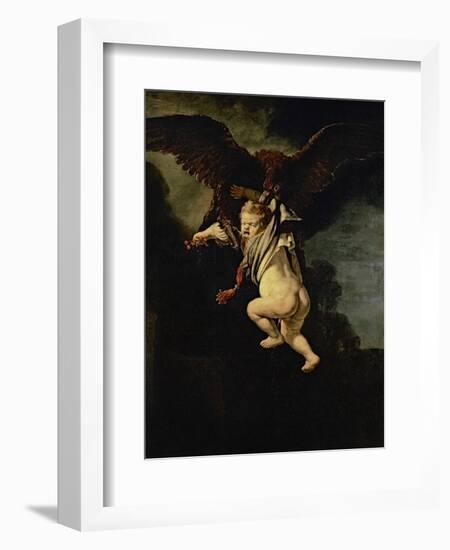 Ganymede in the Claws of the Eagle (Zeus), 1635-Rembrandt van Rijn-Framed Giclee Print