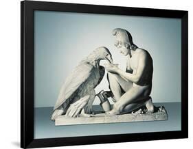 Ganymede with Eagle of Zeus-Bertel Thorvaldsen-Framed Giclee Print