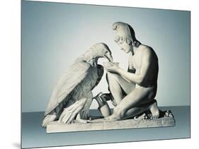 Ganymede with Eagle of Zeus-Bertel Thorvaldsen-Mounted Giclee Print