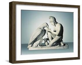 Ganymede with Eagle of Zeus-Bertel Thorvaldsen-Framed Giclee Print