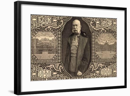 Ganzsachen Kaiser Franz Joseph I. Schönbrunn-null-Framed Giclee Print