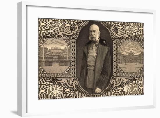 Ganzsachen Kaiser Franz Joseph I. Schönbrunn-null-Framed Giclee Print