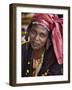 Gao, A Songhay Woman at Gao Market with an Elaborate Coiffure Typical of Her Tribe, Mali-Nigel Pavitt-Framed Photographic Print