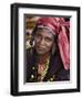 Gao, A Songhay Woman at Gao Market with an Elaborate Coiffure Typical of Her Tribe, Mali-Nigel Pavitt-Framed Photographic Print