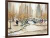 Gapstow Bridge and Lovers-Marilyn Dunlap-Framed Art Print