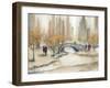Gapstow Bridge and Lovers-Marilyn Dunlap-Framed Art Print