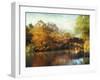 Gapstow Bridge in Autumn-Jessica Jenney-Framed Giclee Print