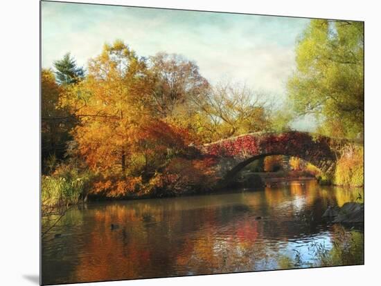 Gapstow Bridge in Autumn-Jessica Jenney-Mounted Giclee Print