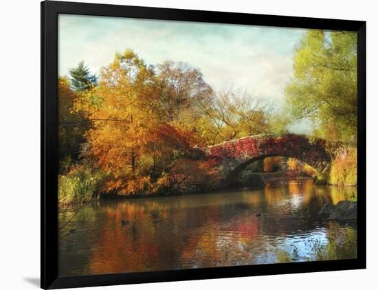 Gapstow Bridge in Autumn-Jessica Jenney-Framed Giclee Print