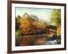 Gapstow Bridge in Autumn-Jessica Jenney-Framed Giclee Print