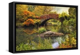 Gapstow Bridge Serenity-Jessica Jenney-Framed Stretched Canvas