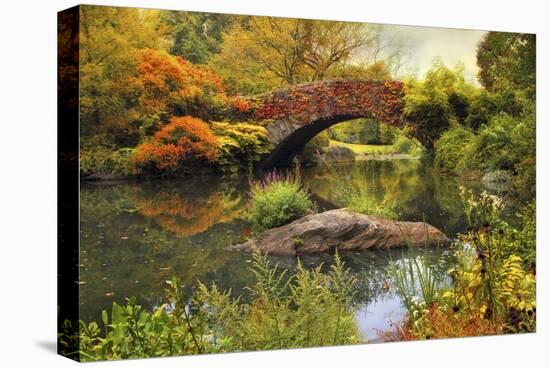 Gapstow Bridge Serenity-Jessica Jenney-Stretched Canvas