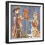 Garabet and Esugan Offer a Manuscript of the Gospel, Illuminated Page, Armenia-null-Framed Giclee Print