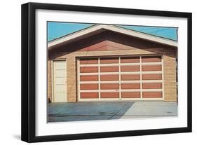 Garage Door-null-Framed Art Print