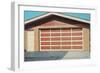 Garage Door-null-Framed Art Print