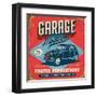 Garage moderne-Bruno Pozzo-Framed Art Print