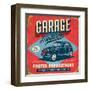 Garage moderne-Bruno Pozzo-Framed Art Print