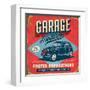 Garage moderne-Bruno Pozzo-Framed Art Print