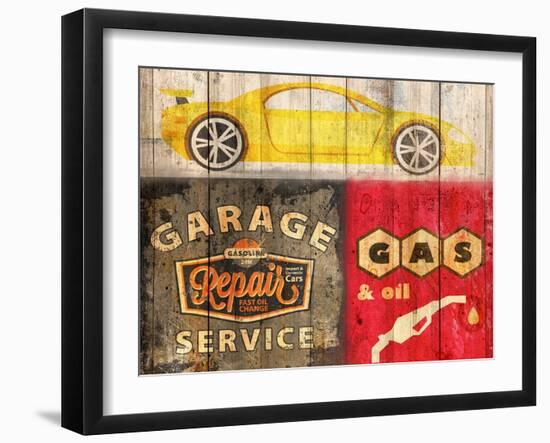 Garage Repair-Kimberly Allen-Framed Art Print