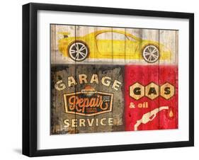 Garage Repair-Kimberly Allen-Framed Art Print