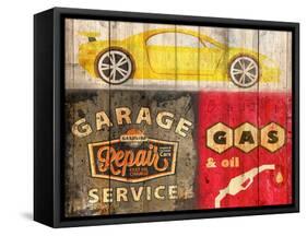 Garage Repair-Kimberly Allen-Framed Stretched Canvas