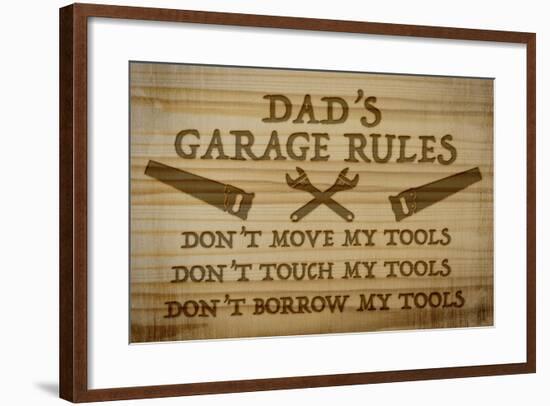 Garage Sign Collection-D-Jean Plout-Framed Giclee Print