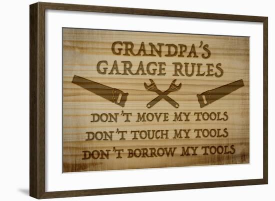Garage Sign Collection-E-Jean Plout-Framed Giclee Print