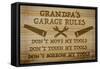 Garage Sign Collection-E-Jean Plout-Framed Stretched Canvas